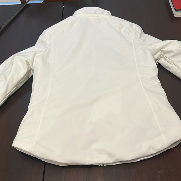 Sunice Stormpack White Softshell Jacket High Collar Thumbholes Women’s Size M - Picture 10 of 17